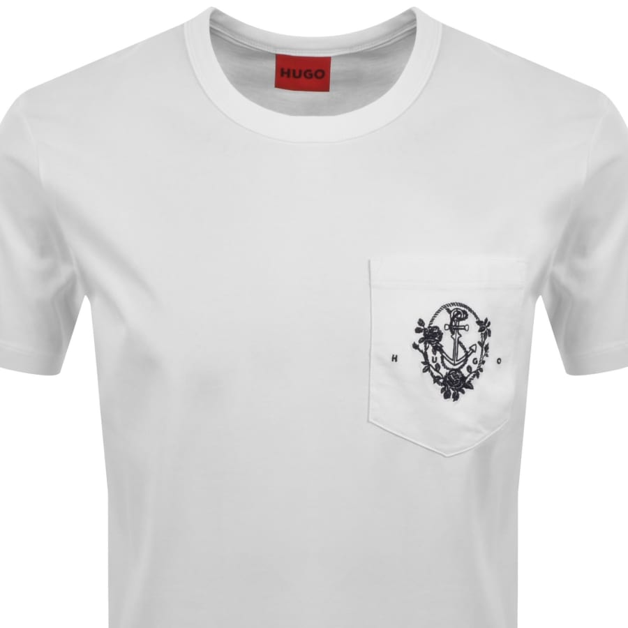 Image number 2 for HUGO Durstee T Shirt White