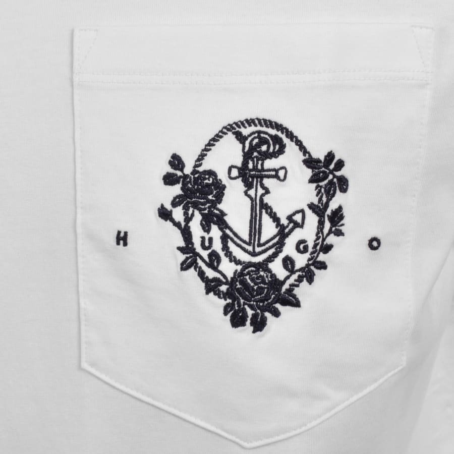 Image number 3 for HUGO Durstee T Shirt White