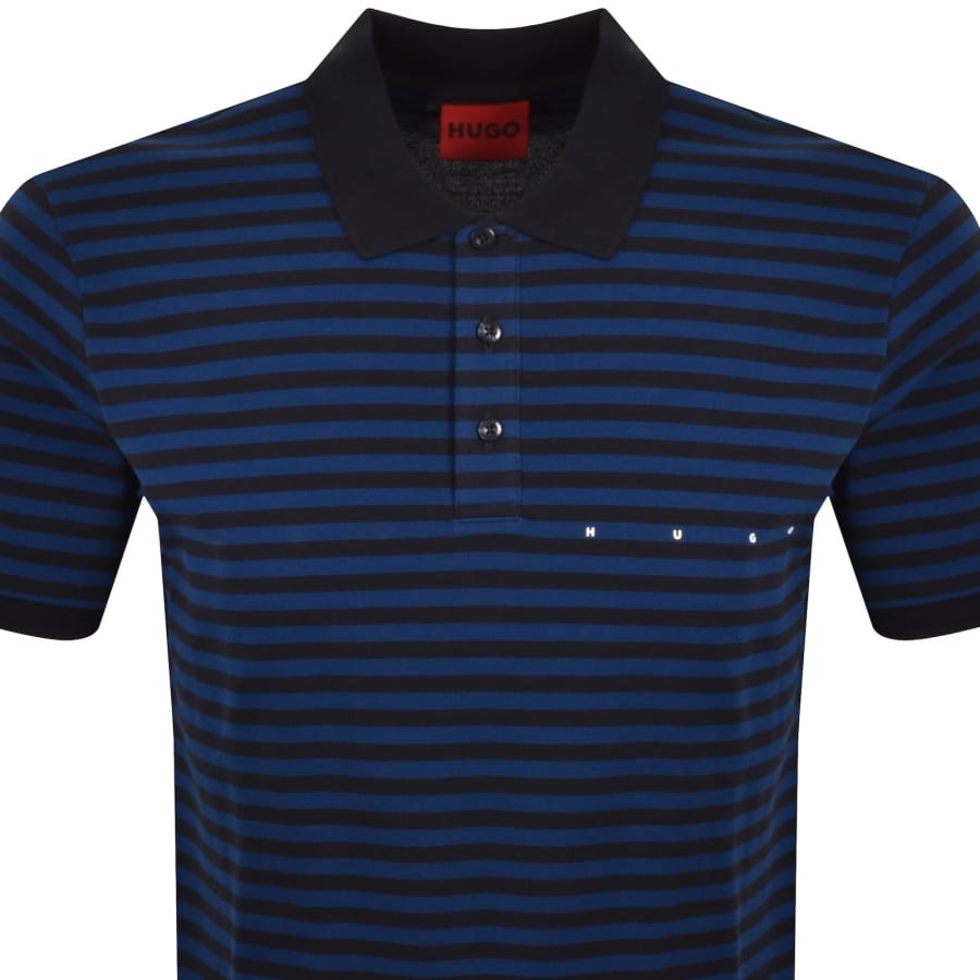 Image number 2 for HUGO Demspolo Polo T Shirt Blue