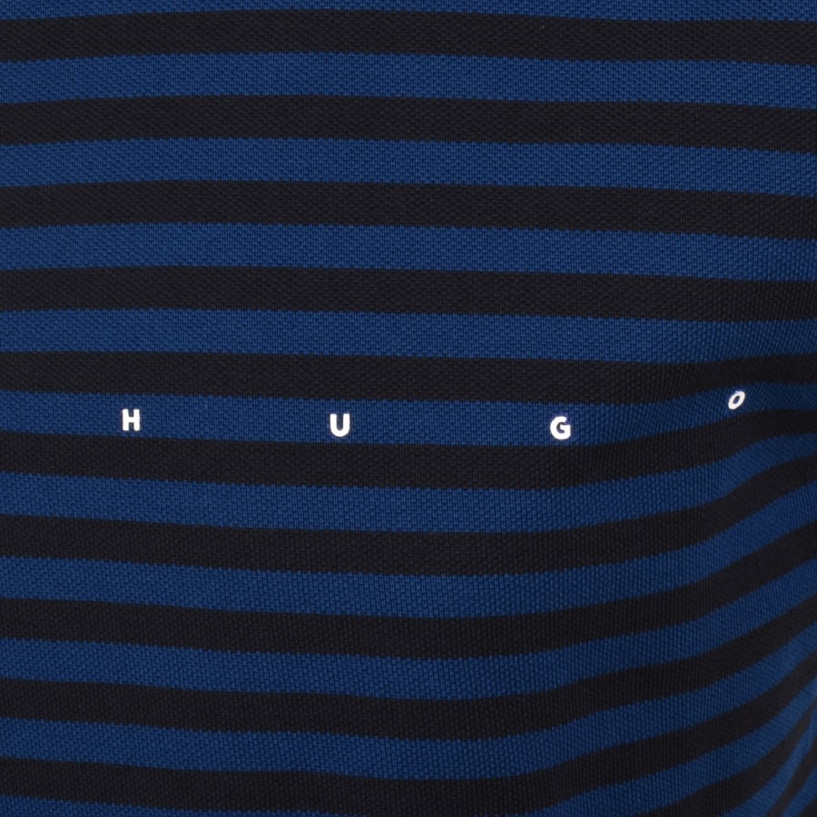 Image number 3 for HUGO Demspolo Polo T Shirt Blue