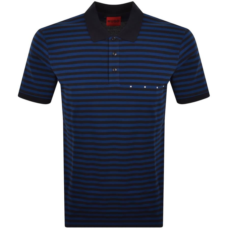 Image number 1 for HUGO Demspolo Polo T Shirt Blue