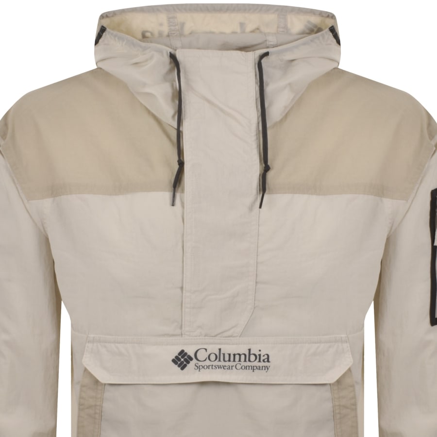 Image number 2 for Columbia Challenger Windbreaker Jacket Beige