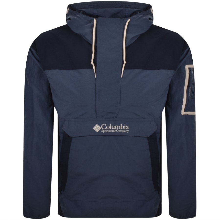 Image number 1 for Columbia Challenger Windbreaker Jacket Navy