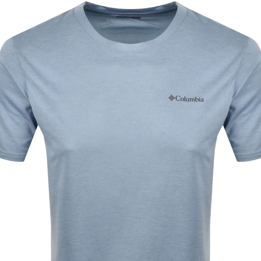 Image number 2 for Columbia Hike Crew Neck T Shirt Blue
