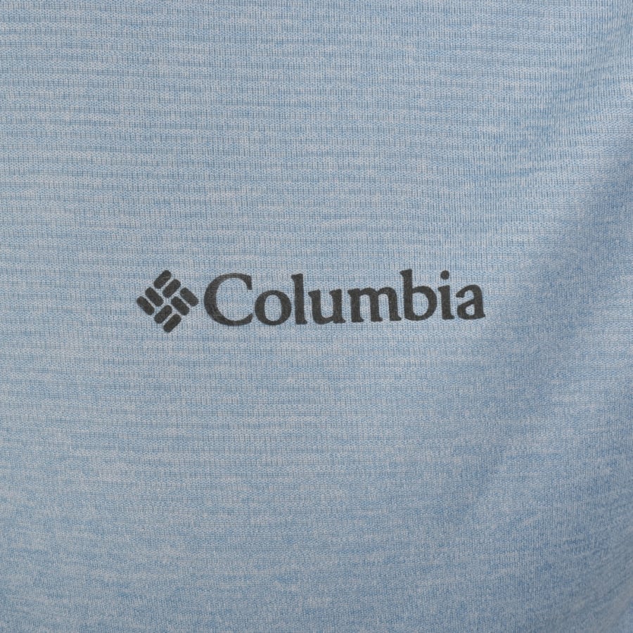 Image number 3 for Columbia Hike Crew Neck T Shirt Blue