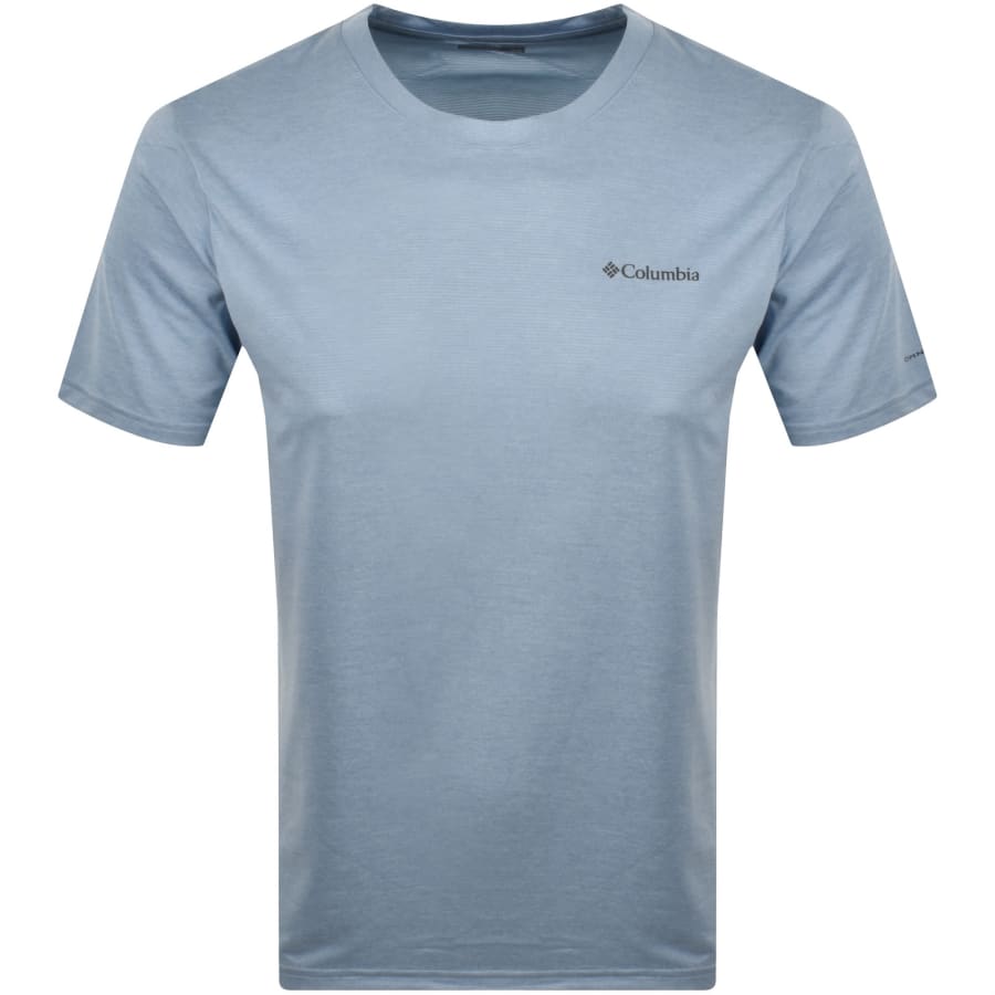 Image number 1 for Columbia Hike Crew Neck T Shirt Blue