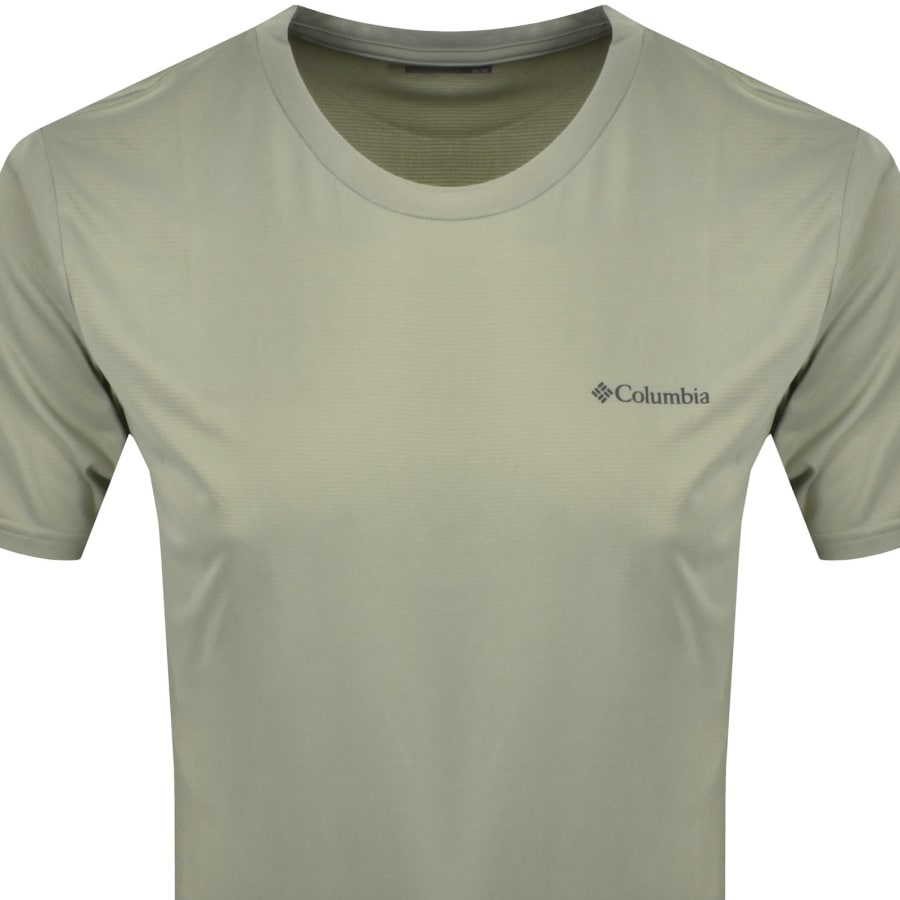 Image number 2 for Columbia Hike Crew Neck T Shirt Green