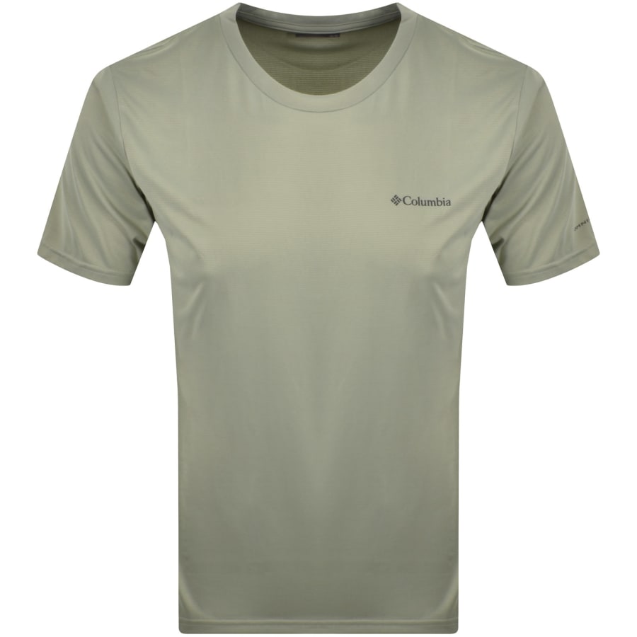 Image number 1 for Columbia Hike Crew Neck T Shirt Green