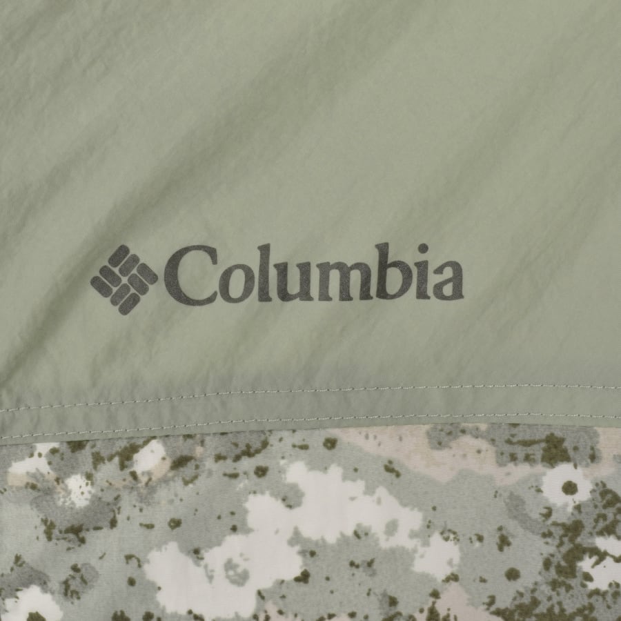 Image number 3 for Columbia Windbreaker Jacket Green