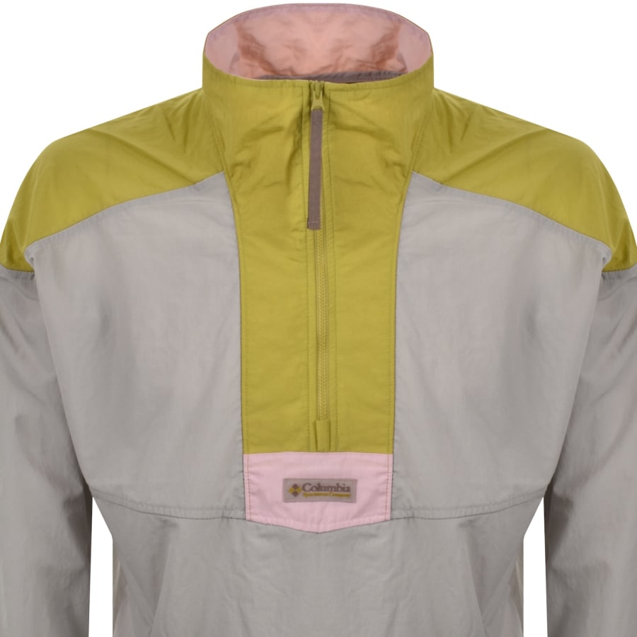 Image number 2 for Columbia Windbreaker Riptide Jacket Green