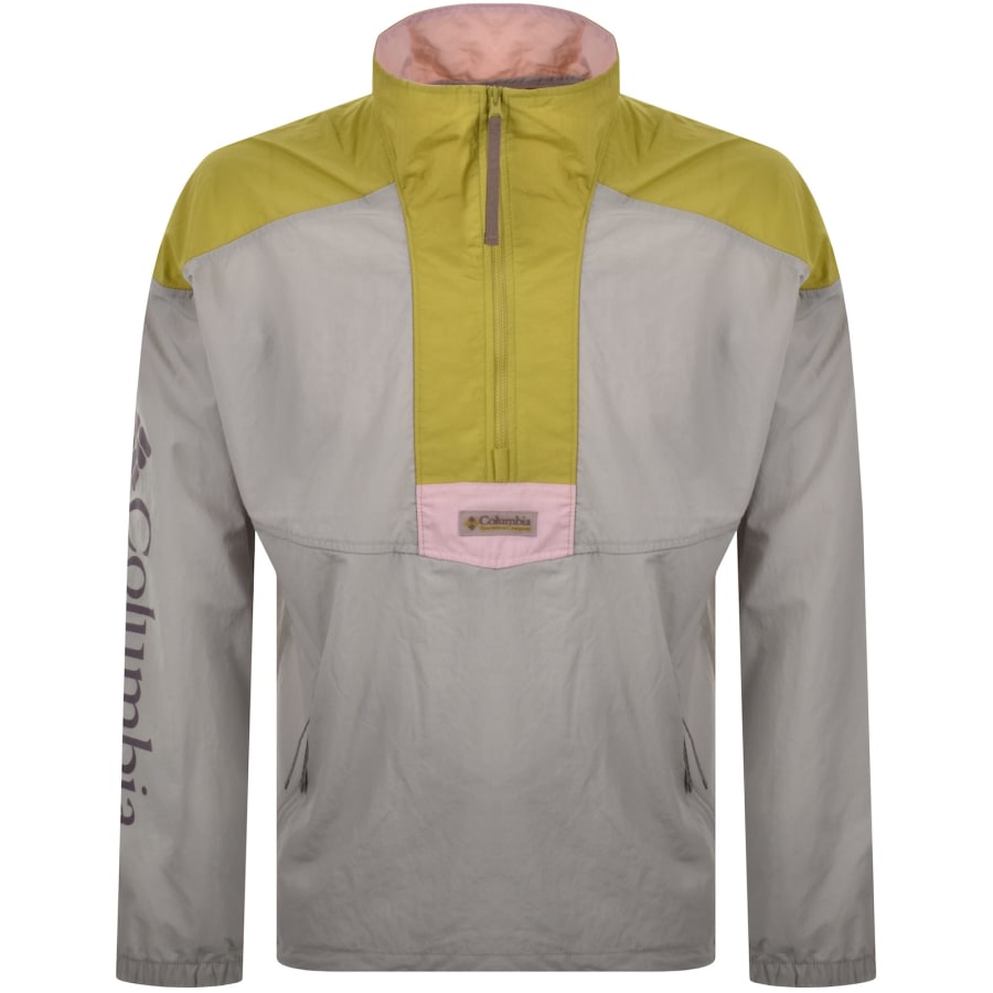 Image number 1 for Columbia Windbreaker Riptide Jacket Green