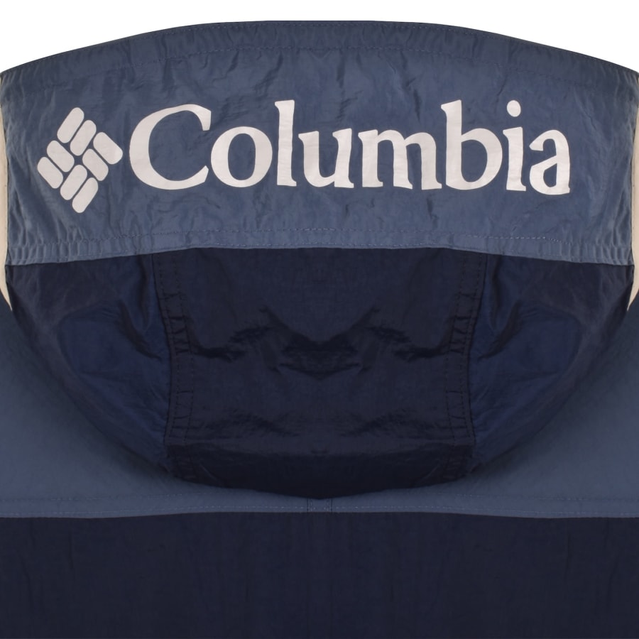 Image number 5 for Columbia Windbreaker Jacket Navy