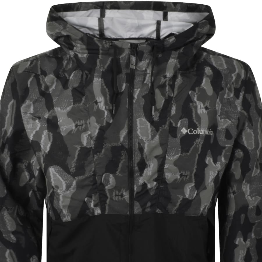 Image number 2 for Columbia Windbreaker Spire Valley Jacket Black