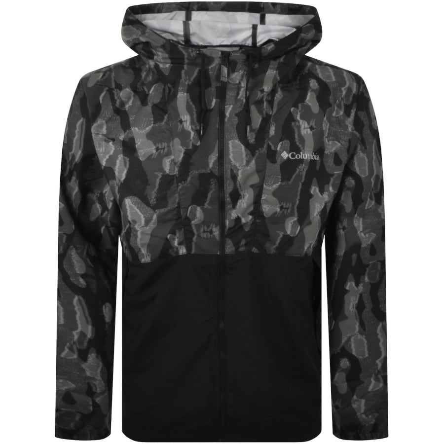 Image number 1 for Columbia Windbreaker Spire Valley Jacket Black