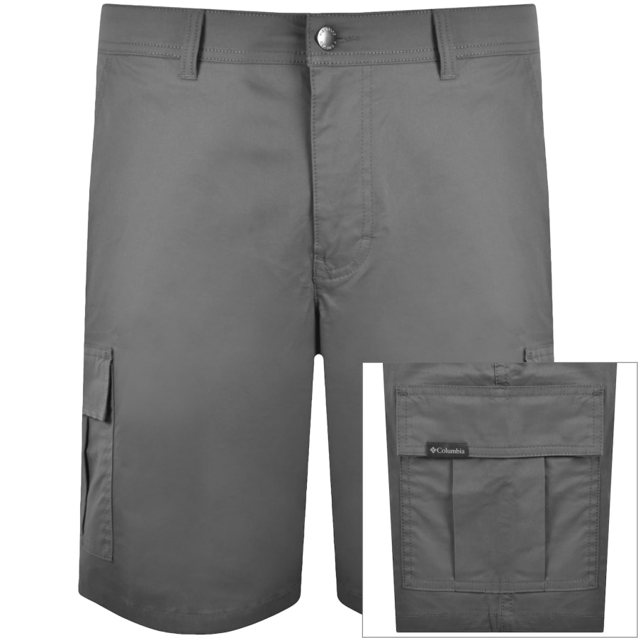 Image number 1 for Columbia Rapid Rivers Cargo Shorts Grey