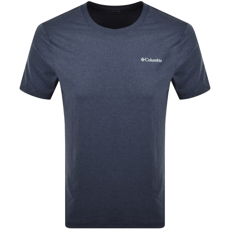 Image number 2 for Columbia Parsons Point T Shirt Navy