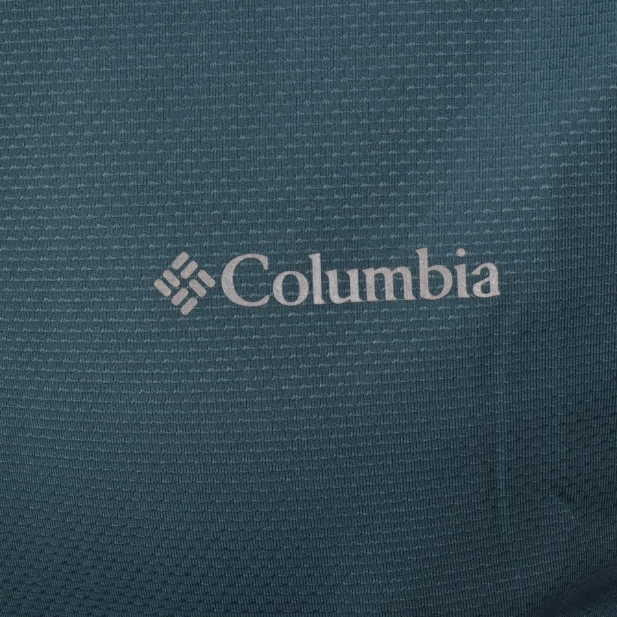 Image number 3 for Columbia Three Pitch Crew Neck T Shirt Blue