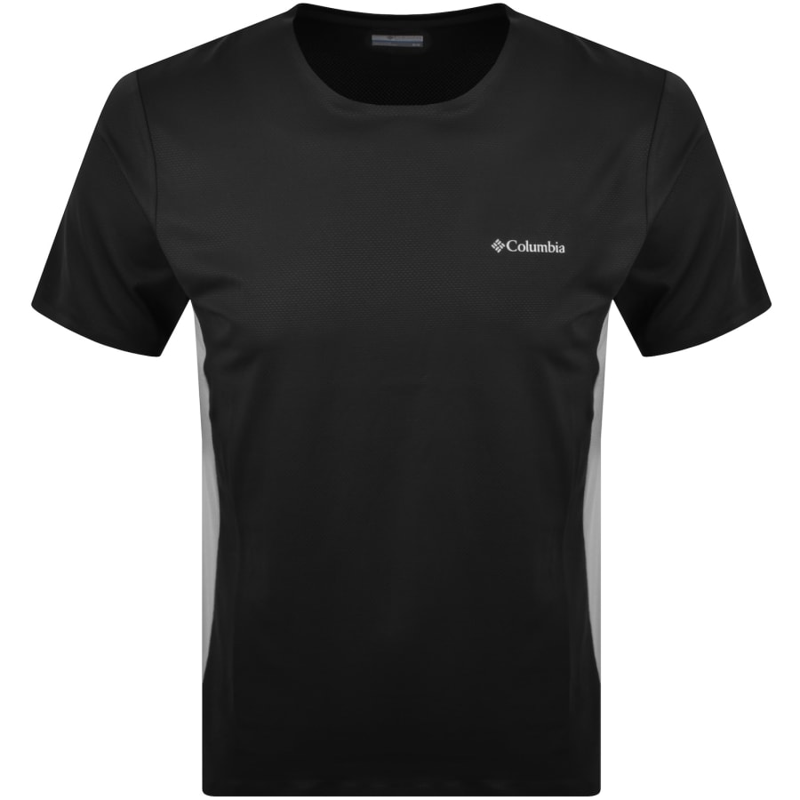 Image number 1 for Columbia Three Pitch Crew Neck T Shirt Black