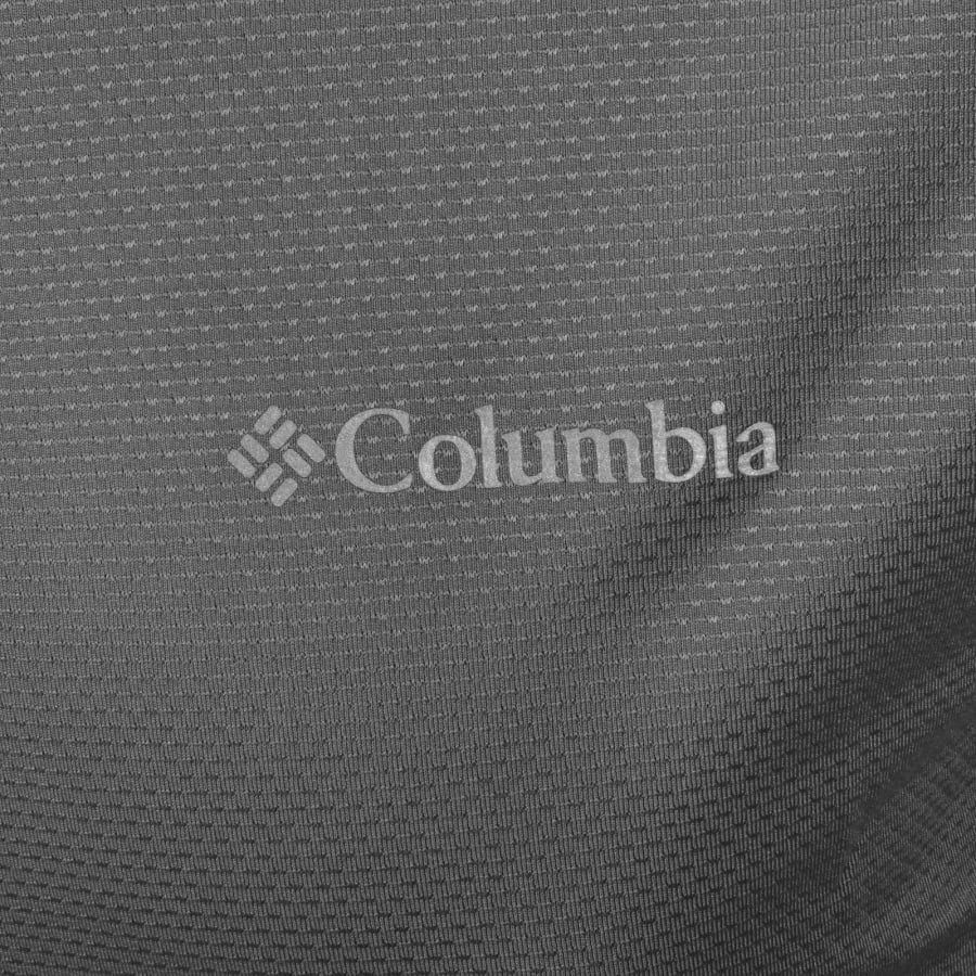 Image number 3 for Columbia Three Pitch Crew Neck T Shirt Grey