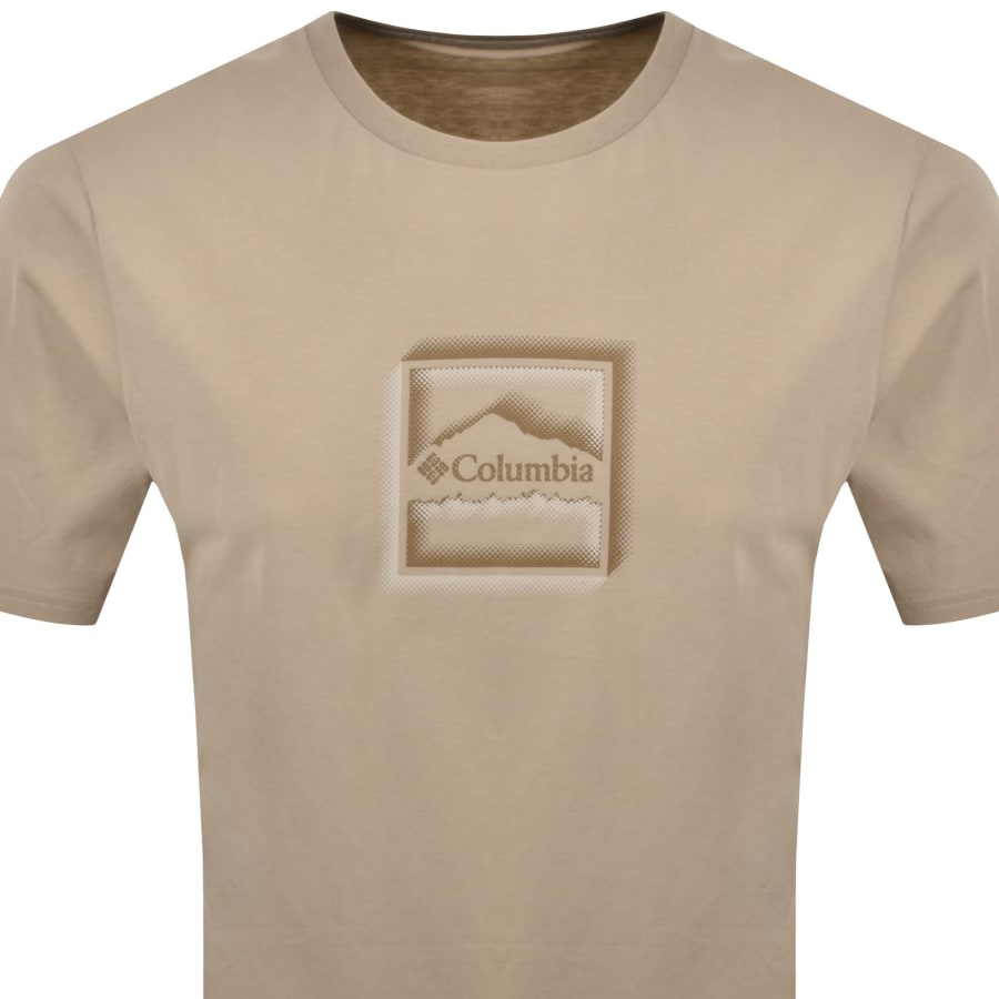 Image number 2 for Columbia Seasonal Graphic T Shirt Beige