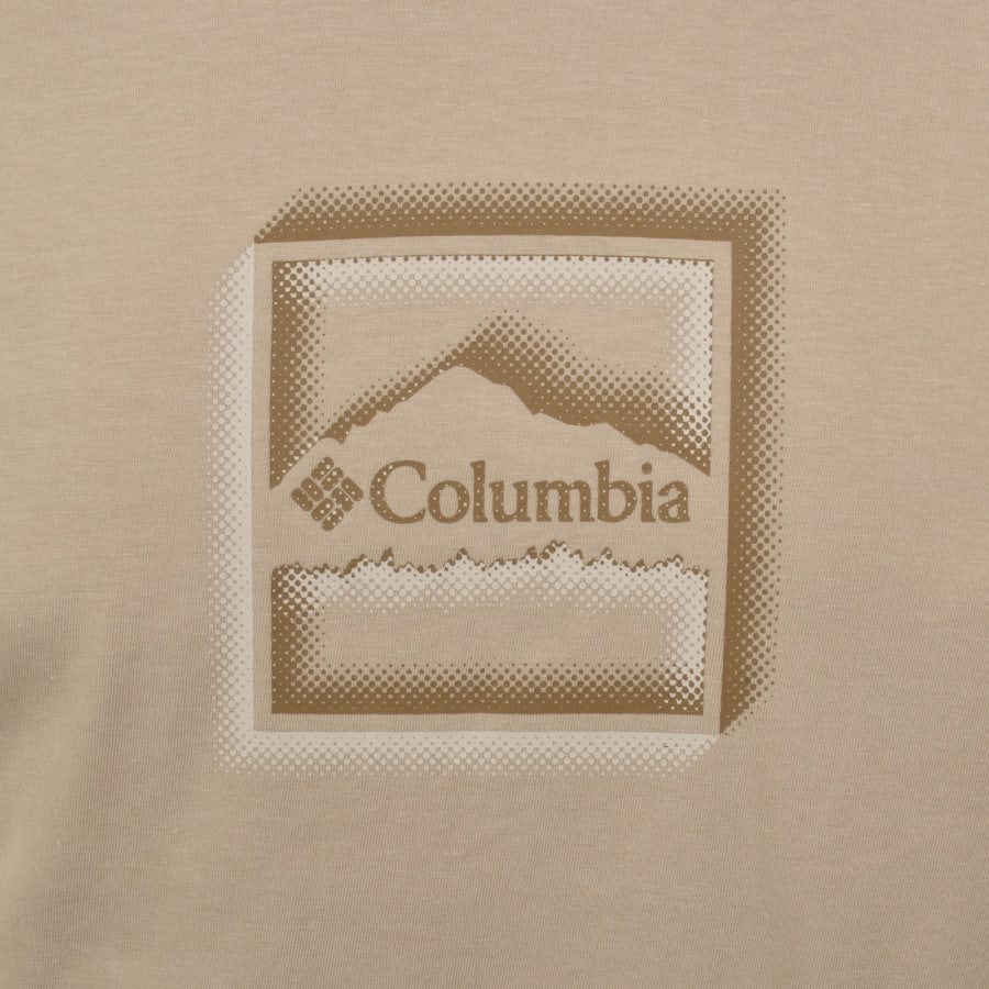 Image number 3 for Columbia Seasonal Graphic T Shirt Beige