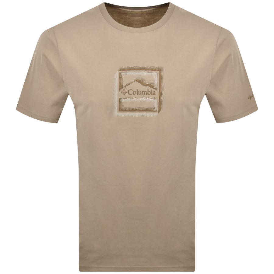 Image number 1 for Columbia Seasonal Graphic T Shirt Beige