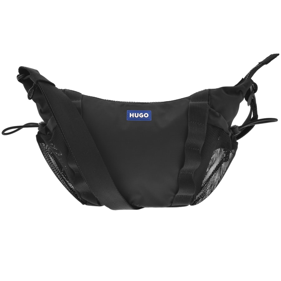 Image number 1 for HUGO Blue Vytal Rope Hobo Bag Black