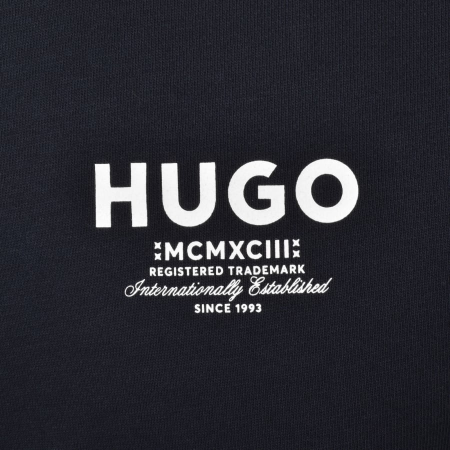 Image number 3 for HUGO Blue Nespon Sweatshirt Dark Blue
