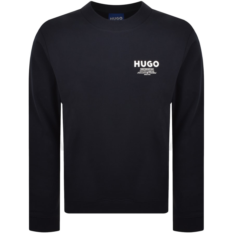 Image number 1 for HUGO Blue Nespon Sweatshirt Dark Blue