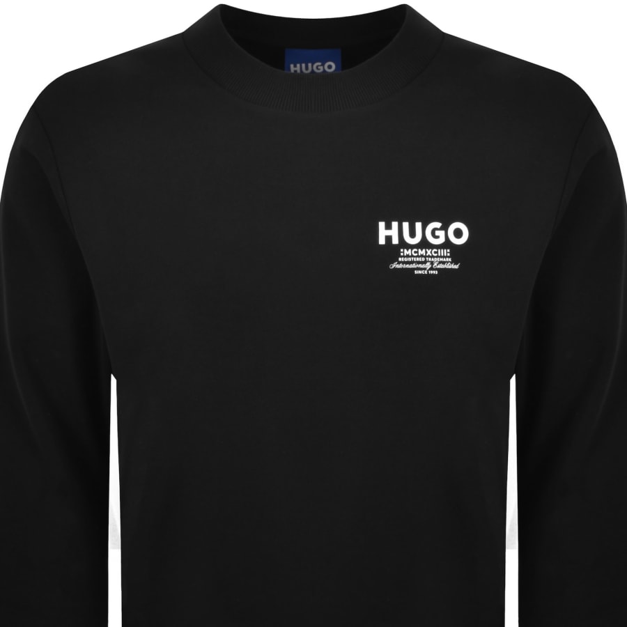Image number 2 for HUGO Blue Nespon Sweatshirt Black