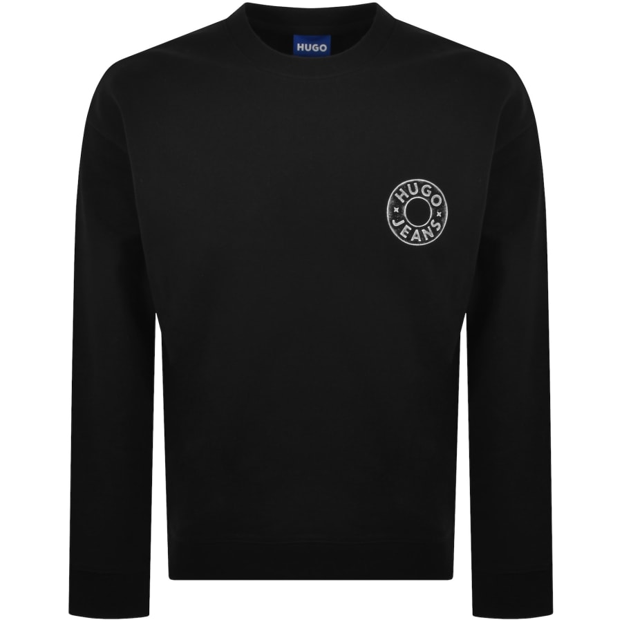 Image number 1 for HUGO Blue Nedos Sweatshirt Black