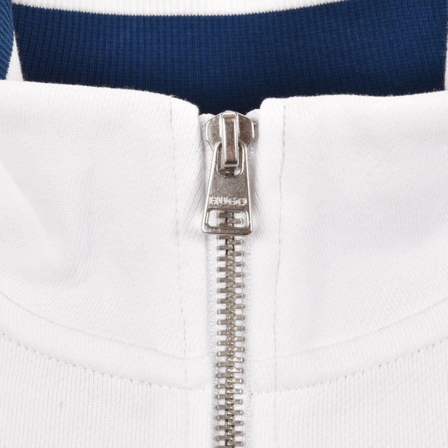 Image number 4 for HUGO Demsizip Sweatshirt White