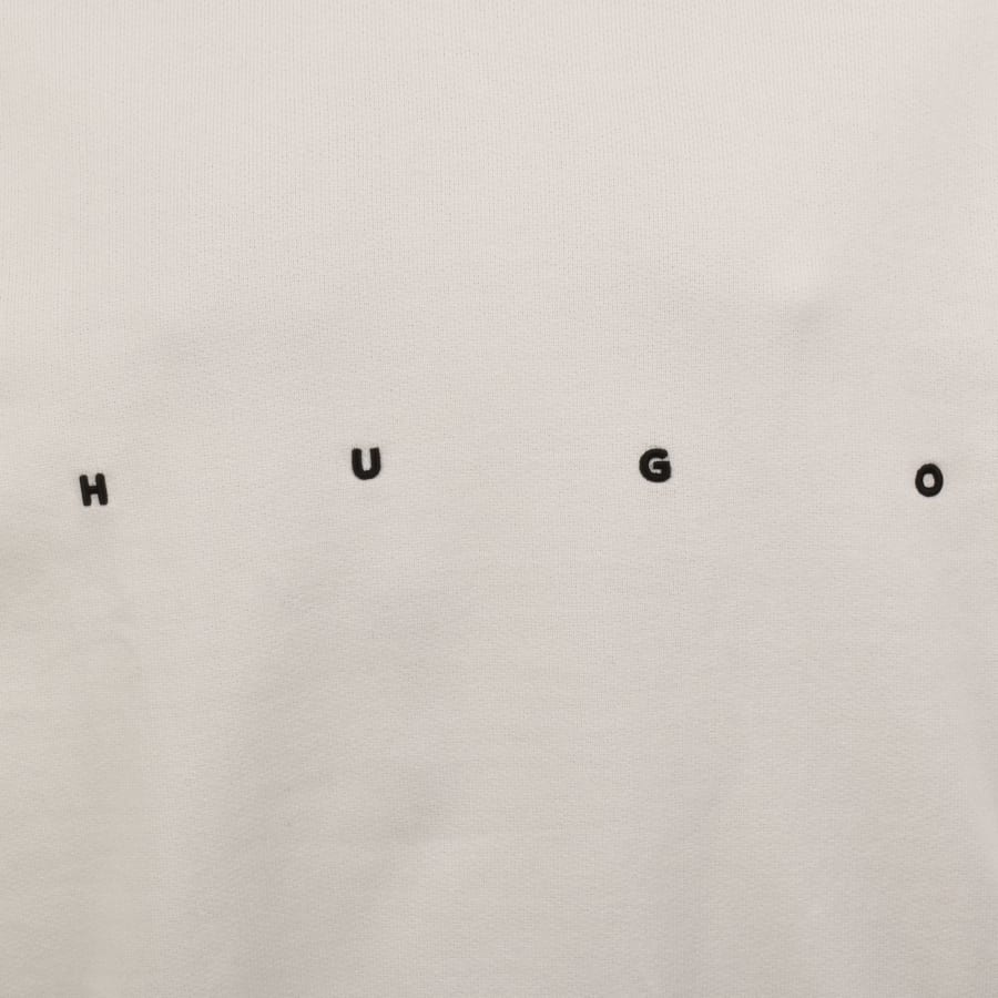 Image number 4 for HUGO Daris Sweatshirt Natural White