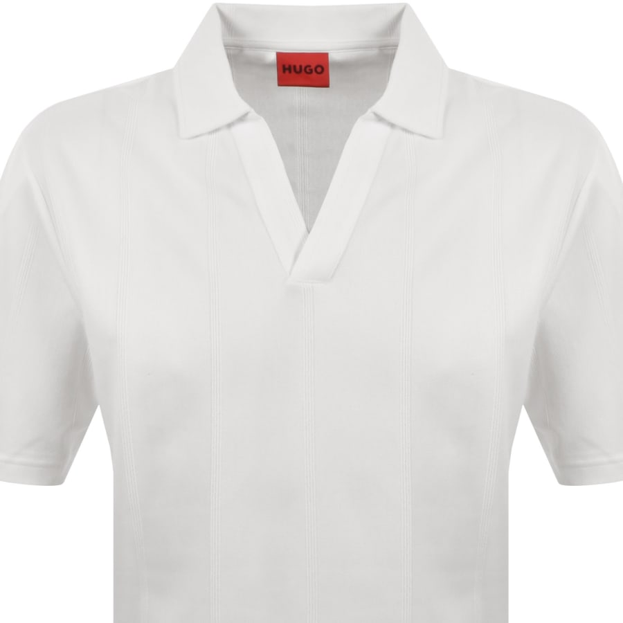 Image number 2 for HUGO Dasillo Polo Shirt White