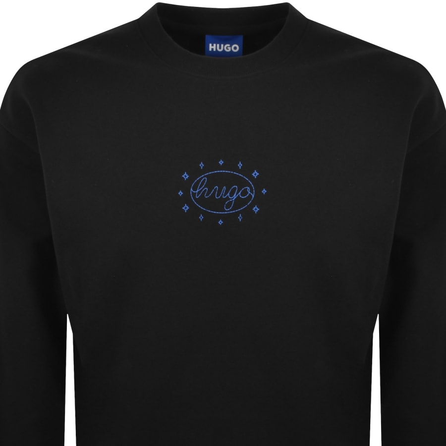 Image number 3 for HUGO Blue Nugodana Sweatshirt Black