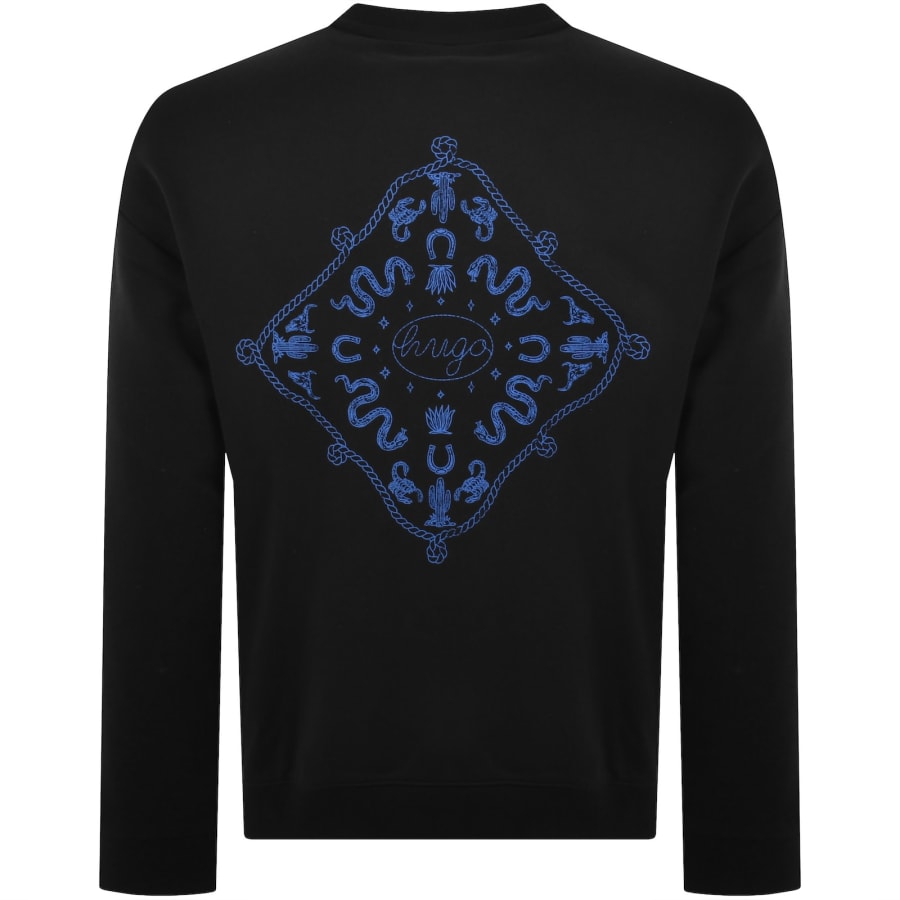 Image number 5 for HUGO Blue Nugodana Sweatshirt Black