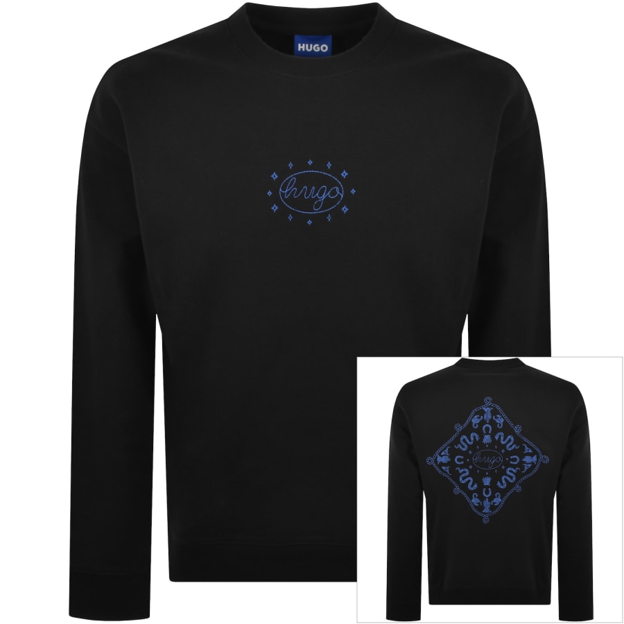 Image number 1 for HUGO Blue Nugodana Sweatshirt Black
