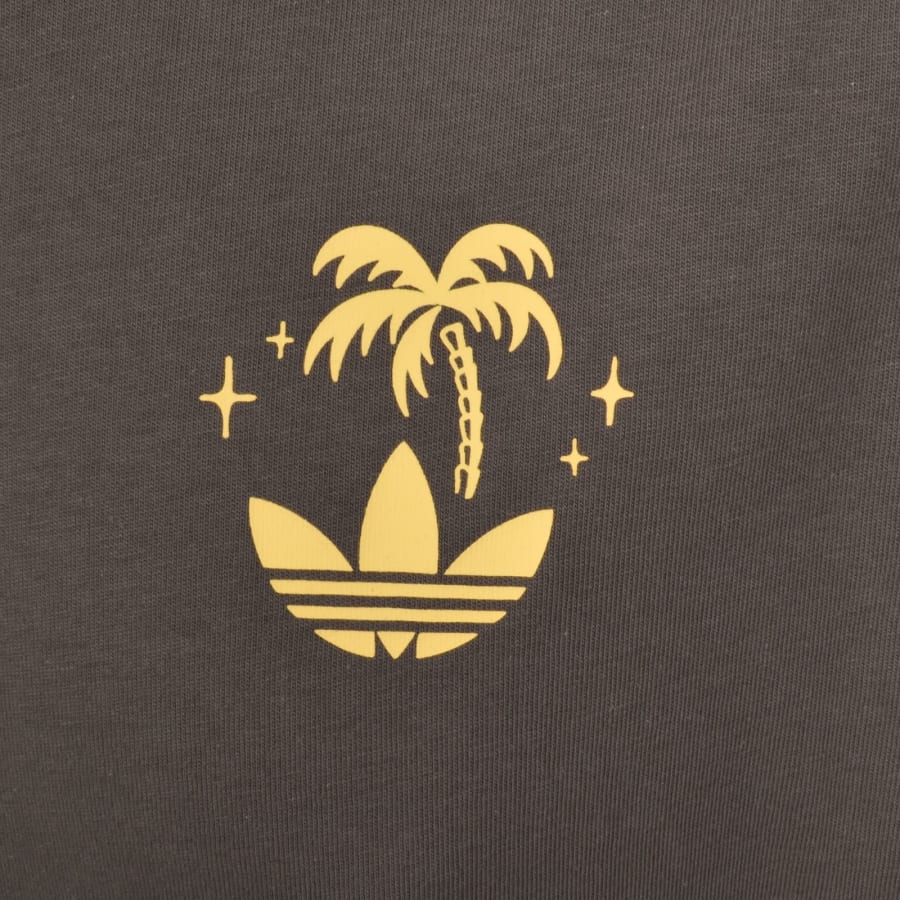 Image number 4 for adidas Originals Retro Keychain T Shirt Brown