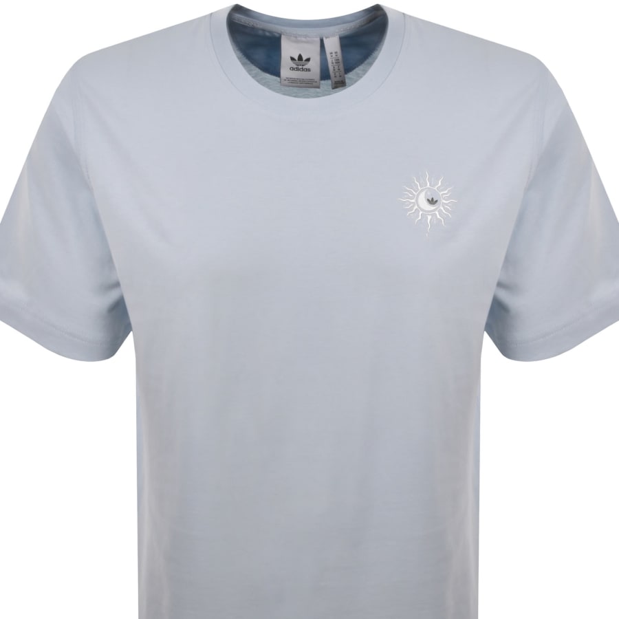 Image number 3 for adidas Originals Sun GFX T Shirt Blue