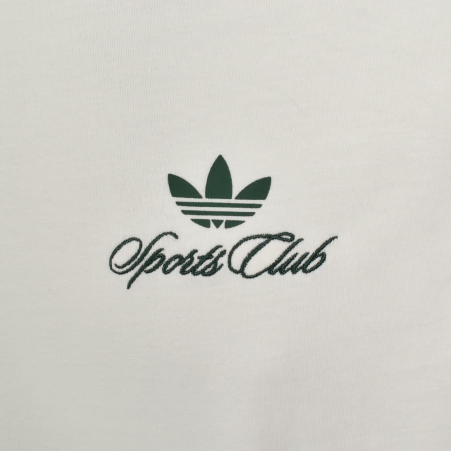 Image number 5 for adidas Originals Sportclub GFX T Shirt Cream