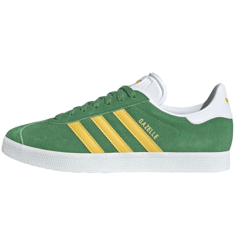Image number 1 for adidas Originals Gazelle Trainers Bright Green