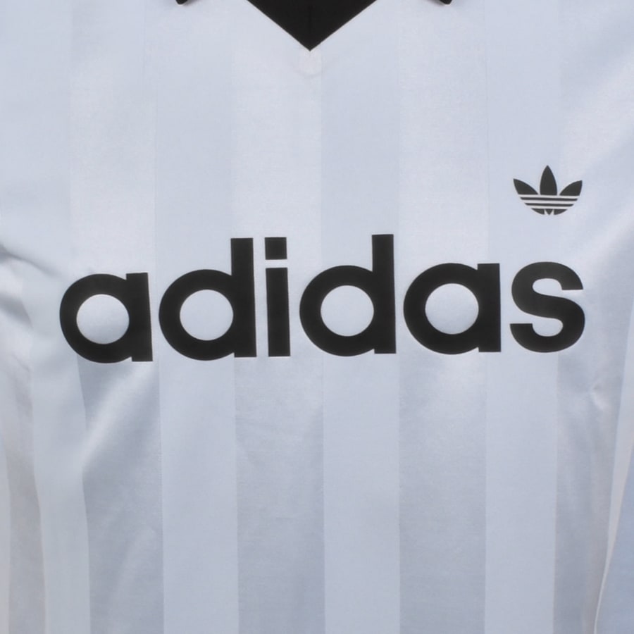 Image number 3 for adidas Originals Jersey Polo T Shirt Blue