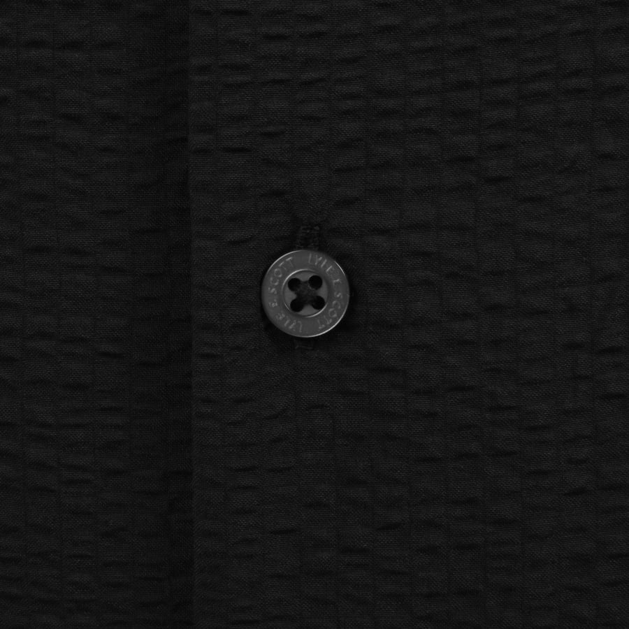 Image number 4 for Lyle And Scott Crinkle Resort Shirt Black