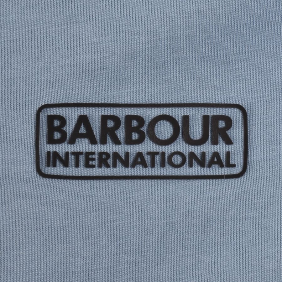 Image number 3 for Barbour International Small Logo T Shirt Blue