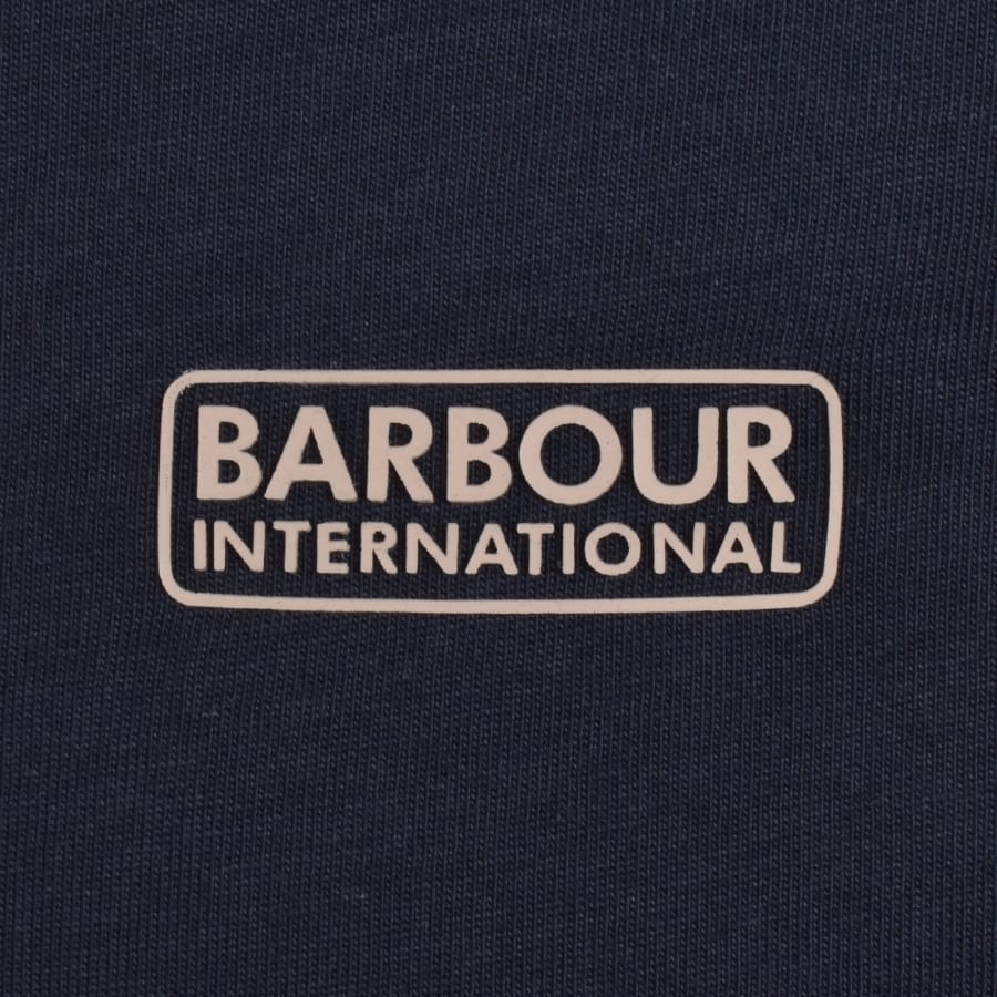 Image number 3 for Barbour International Small Logo T Shirt Navy
