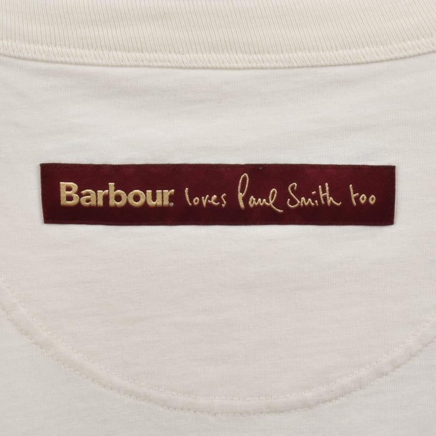 Image number 4 for Barbour X Paul Smith Tinned T Shirt Off White