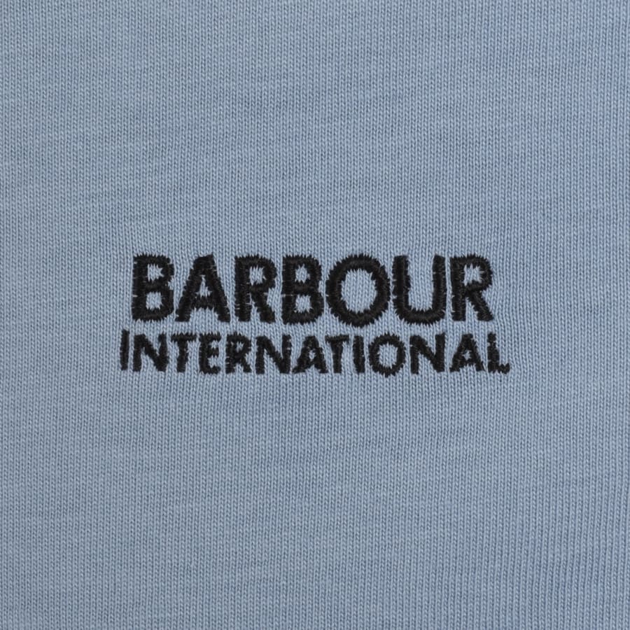 Image number 3 for Barbour International Newport Tipped T Shirt Blue