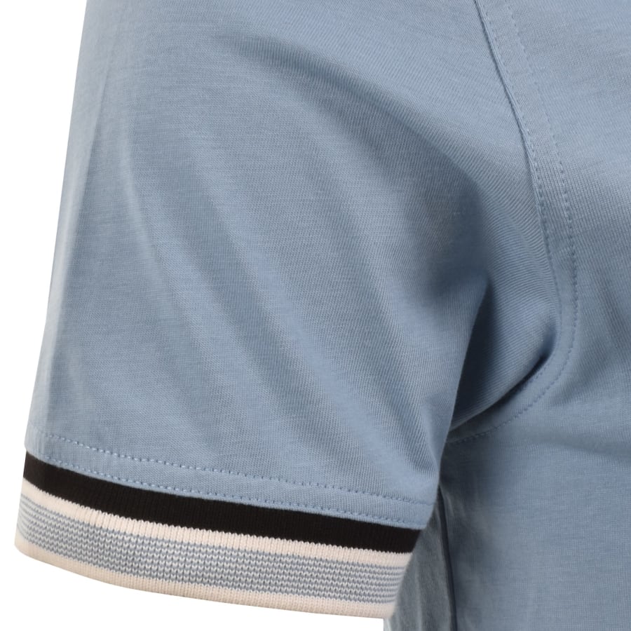 Image number 4 for Barbour International Newport Tipped T Shirt Blue
