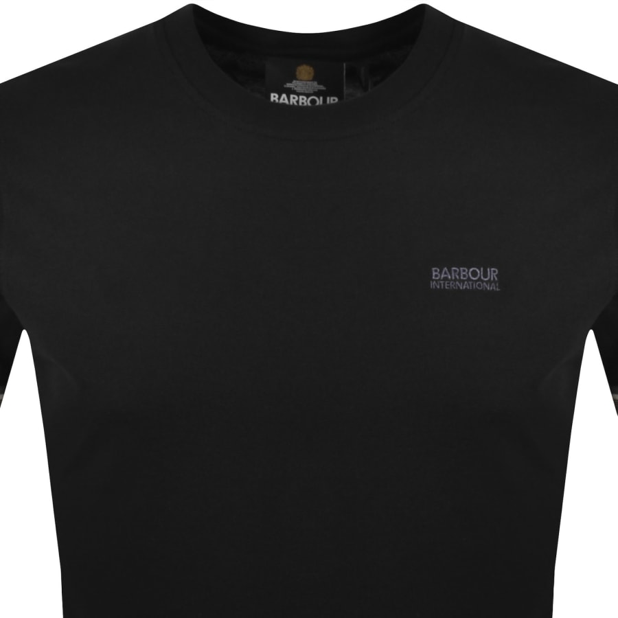 Image number 2 for Barbour International Newport Tipped T Shirt Black