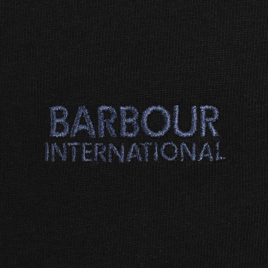 Image number 3 for Barbour International Newport Tipped T Shirt Black